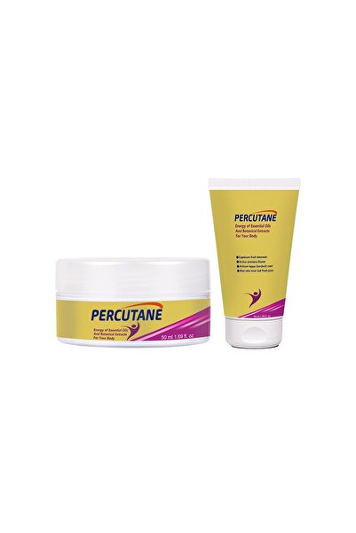 red cream Percutane 50 ml Masaj ve Bakım Kremi (Kavanoz+Tüp) 2'li set | Yoğun...