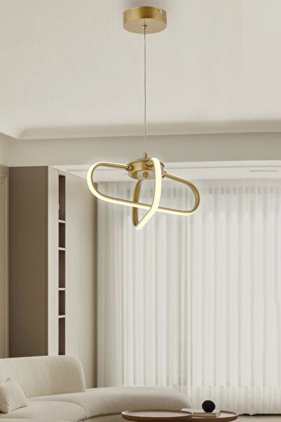 IŞILAY AYDINLATMA Ecrin Eskitme 2'li Sarkıt (Günışığı) Modern Led Avize / Yat...