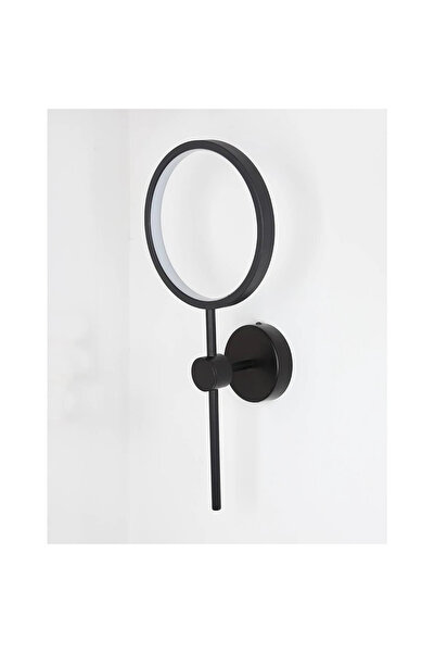 HAMER Ultra Glow single wall light, black with 3 lights.