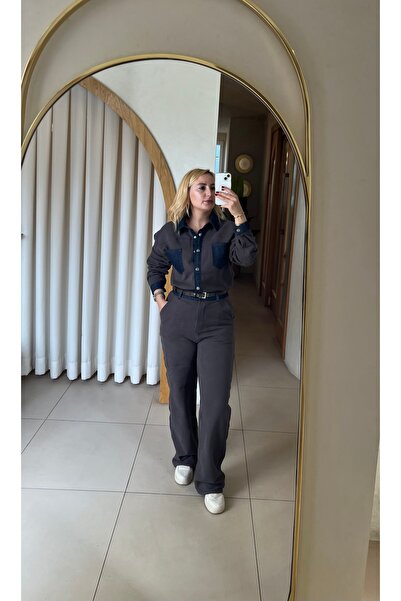 FATMA NUR ŞİRELİ BUTİK Jean Detay Eşofman Takımı
