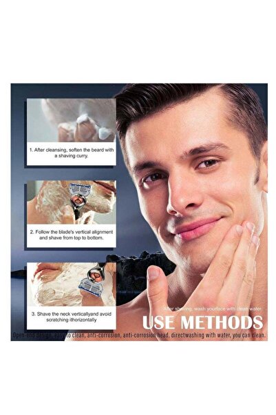 Generic 12pcs Razor Blade Refills for Gillette Fusion5 - Orange K3 Precision Cut Stainless Steel