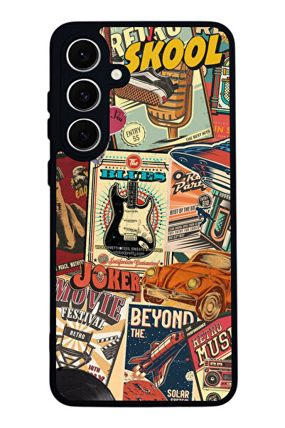 SCALETA CASE حافظة سوداء غير لامعة متوافقة مع هاتف سامسونج جالاكسي A16 - غطاء حماية من السيليكون الناعم وممتص للصدمات