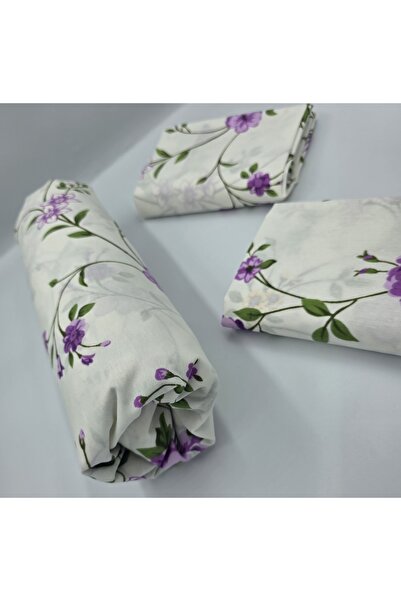 pınarhome collectıon Fabric Fitted Sheet for Pad Beds + Pillow Case with Cover (Corner Depth 30 Cm) New Season***