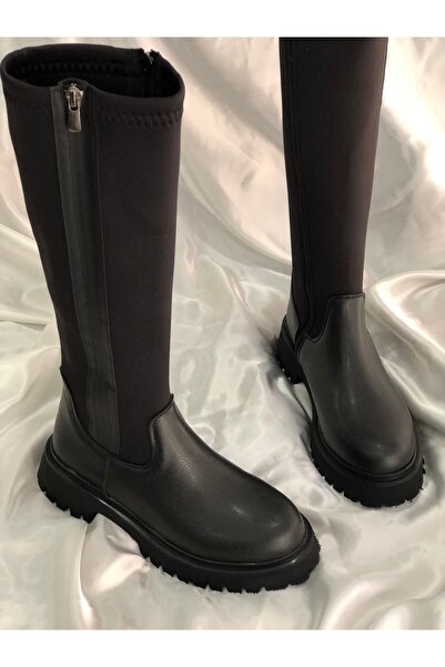 Hg Ayakkabı Rina Black Parachute Boots