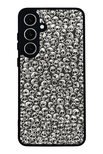 SCALETA CASE حافظة سوداء غير لامعة متوافقة مع هاتف Samsung Galaxy S24 FE - غط...