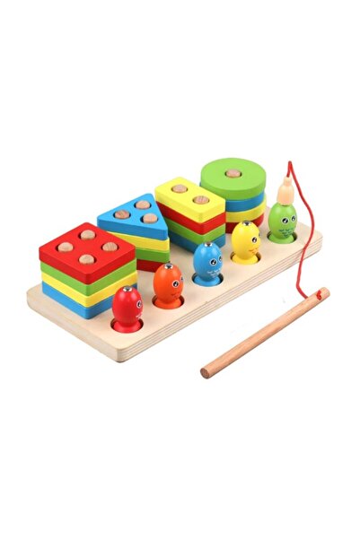 O.M.D Jucărie educativă din lemn în stil Montessori