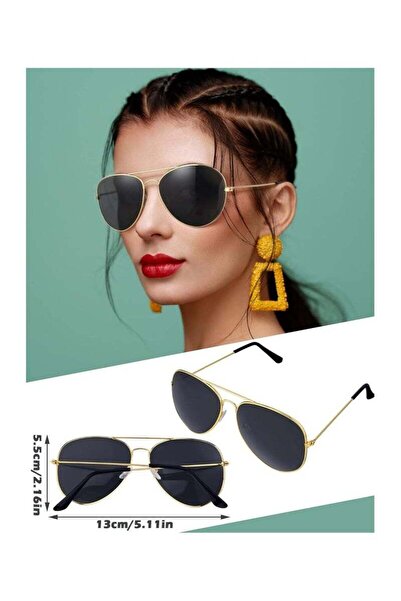 Generic 6-Piece Women's Flight Attendant Costume Accessories Set (Hat, Sunglasses, Scarf, Gloves)