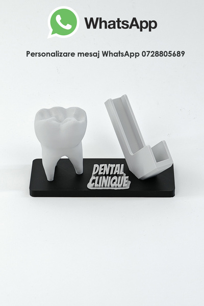 ChillOutlet Suport personalizabil pentru cărți de vizită cu numele clinicii s...