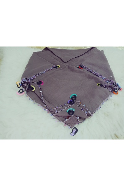 hoaryage 100% βαμβακερό κασκόλ Ezgi με μοτίβο λουλουδιών και χάντρες, κεντημένο με βελονάκι, καλοκαιρινό, κασκόλ, κάλυμμα Mevlit