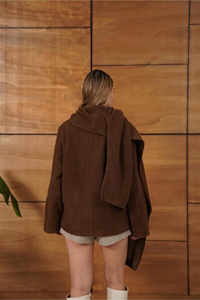 Bak'ap Premium Trend Teddy Scarf Jacket