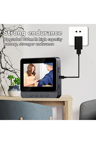 Genenic Smart Video Doorbell Camera 1080P HD Wireless Intercom Wide Night Vision 8MP Connectivity