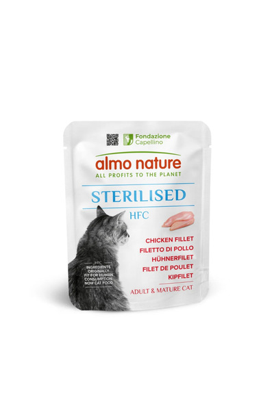 Almo Nature Sterilised Chicken Fillet Wet food 50 g
