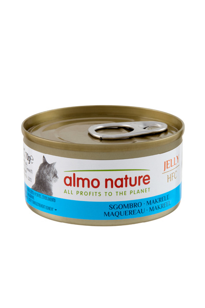 Almo Nature جيلي - طعام سمك الماكريل الرطب 70 جم