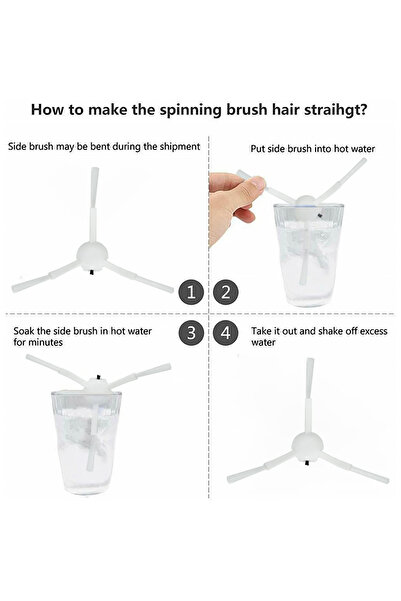 RotRever Dreame Bot D10S,D10S Pro Spare Parts Side Brush Kit-2Pcs