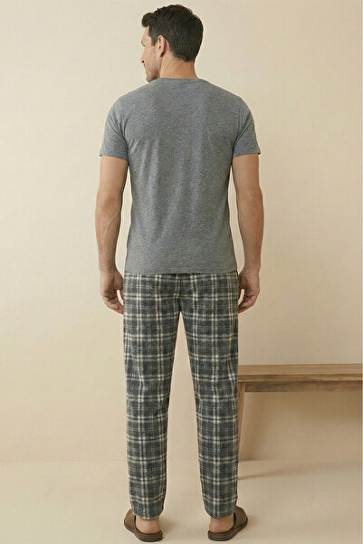 Farya Home Luxury Soft Wellsoft Polar Plaid Square Pattern Winter Pajama Bottoms Pants