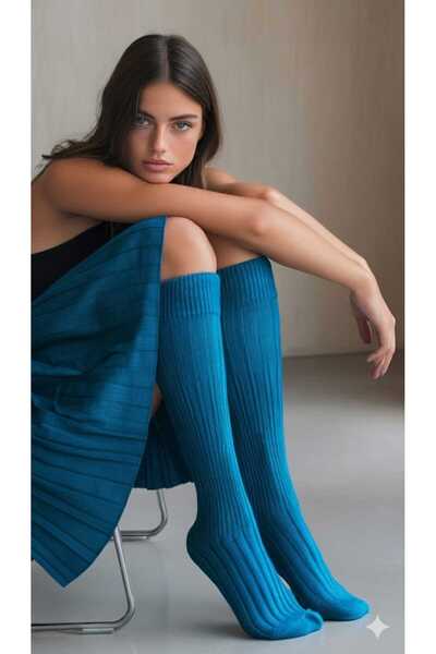 LAGRANZE Șosete lungi din lână Comfy Touch pentru femei