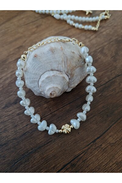 elbi bijuteri Invi Clover Themed Elegant Bracelet