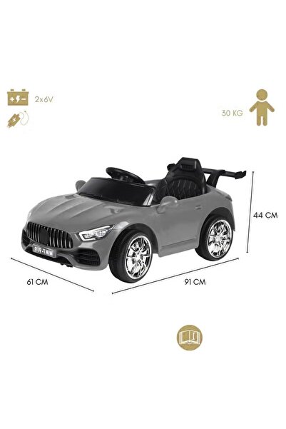 BabyCara سيارة رياضية للأطفال قابلة لإعادة الشحن بقوة 12 فولت مع جهاز تحكم عن بعد وموسيقى وأضواء للأعمار من 2 إلى 5 سنوات!