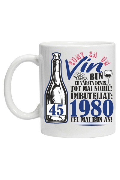 CRD PRINT Personalized Mug "Un Vin Bun 1980-45", CRD PRINT, 330 ml