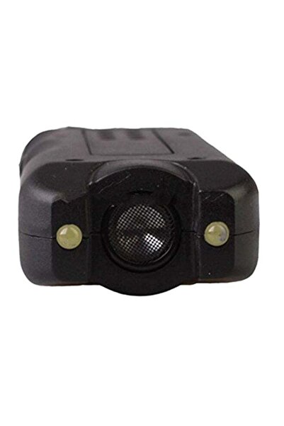 Generic Portable Handheld LED Ultrasonic Dog Repeller Control Trainer - Black 4.5 x 12.5 x 1.5cm