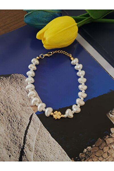 elbi bijuteri Invi Clover Themed Elegant Bracelet