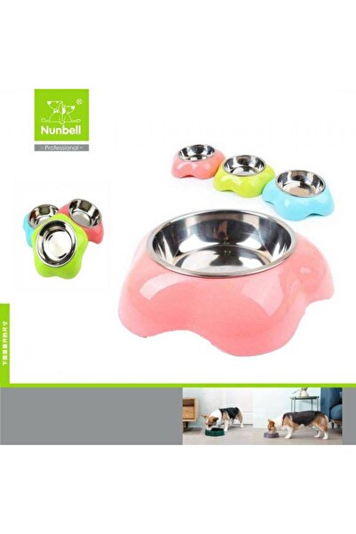 Nunbell Tekli Çelik Mama Kabı 20 cm x 5 cm (1 Adet)