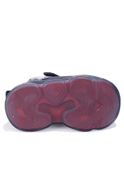 Vicco Geminis 946E25K447 Navy Blue Orthopedic Lighted Baby Boy Sports Boots