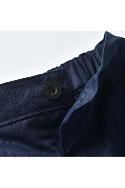 Bebelul Elegant navy blue suit with vest and bow tie