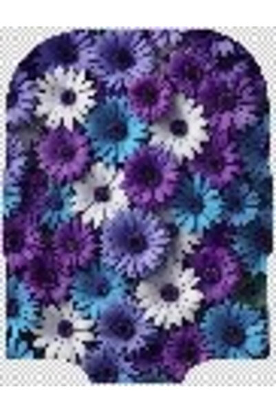 Trink Çanta Fabric Suitcase Cover and Luggage Cover (0-Purple Flowers) Cabin