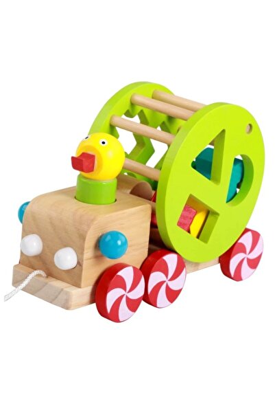 O.M.D Wooden Pull-Along Toy for Babies - Duck