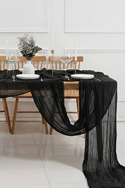 KAMİZ Bohemian Runner Tablecloth Modern Home Decor Wedding Engagement Table Cloth Dowry Set 100% Cotton