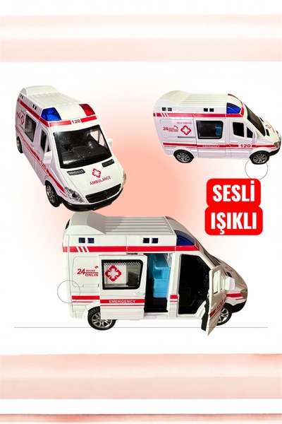 RAMO'S STORE OYUNCAK AMBULANS SESLI IŞIKLI AMBULANS