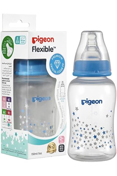 Pigeon Streamline Baby Feeding Bottle, 150 ml - Pack of 1, assorted colors (designs may vary)
