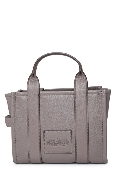 Marc Jacobs The Small Tote Bag in Leather – Grey