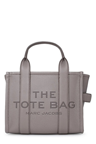 Marc Jacobs The Small Tote Bag in Leather – Grey