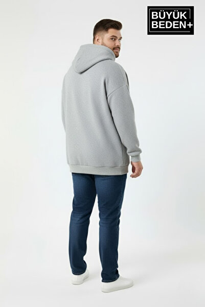 Superlife Ανδρικό φούτερ με κουκούλα μεγάλου μεγέθους – Άνετο και άνετο φούτερ Unified με τύπωμα SPR26BSW968