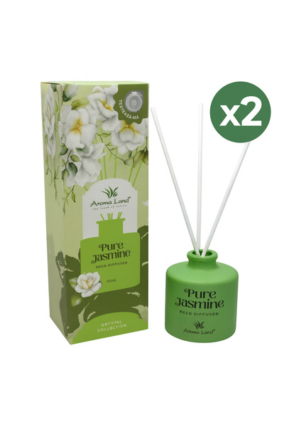 Aroma Land Pack of 2 x Room freshener - Pure Jasmine 2x100ml