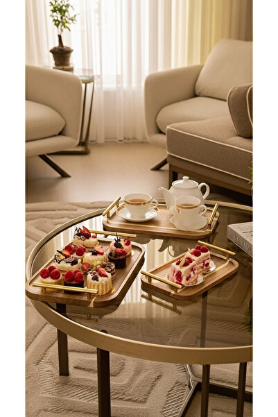 Generic A versatile serving tray set with a perfect design