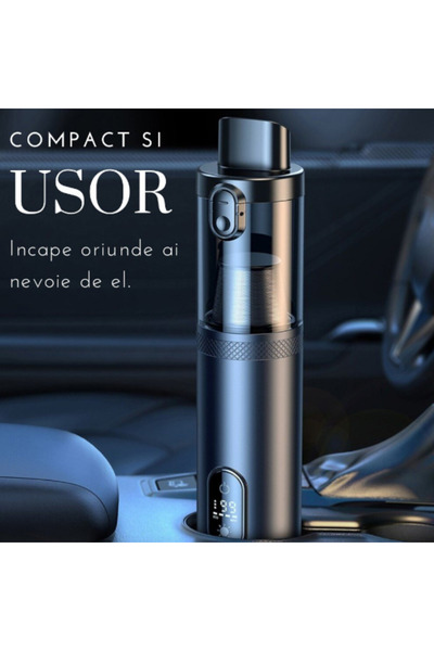 VENTART VENTART handheld vacuum cleaner, cordless, speed 50000RPM, power 13000PA, LED light, 2 speed settings