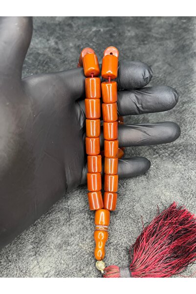 Mos Tespih Old Rope Tassel Cut High-End Tightening Amber Prayer Beads