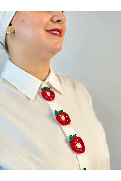 LALE STYLES Hand Knitted Button Ornament – for Children & Adults – Crochet Button Cover