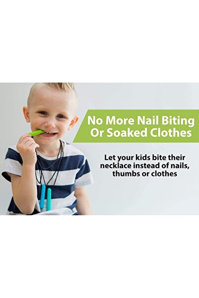 Generic Talitari Sensory Chew Necklace Toy for Oral Sensory - 3 Pack