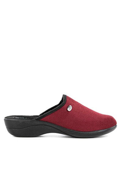 Muya Darcie Anatomical Heel Is Upright. Women's Slippers Burgundy