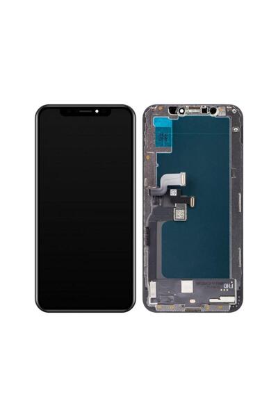 ZY Display cu Touchscreen pentru Apple iPhone XS cu Rama Versiune LCD In-Cell Negru