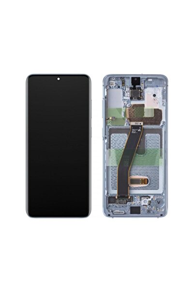 Samsung Ecran cu ecran tactil Galaxy S20 5G G981 / S20 G980 cu Rama Bleu Serv...