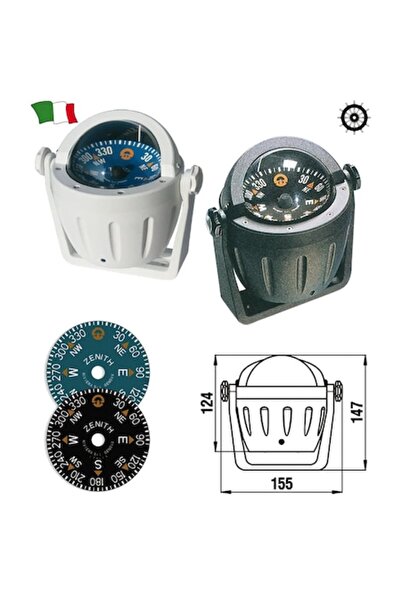 GFN Busolă Zenith BZ2, montare încastrată, viteză maximă 25 noduri, carcasă ș...