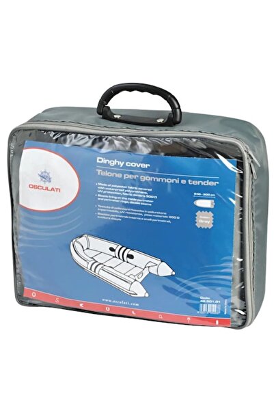 OSCULATI Husă pentru bărci/tender-uri gonflabile, 240-300 cm, poliester 300D, impermeabilă, rezistentă la UV