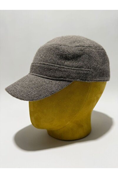 PaminBags Aksesuar قبعة كاسترو بنمط ظهر السمكة