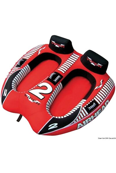 OSCULATI Airhead Viper 2 Towable Inflatable, 2 Riders, 188x185 cm, 155 kg Max Weight