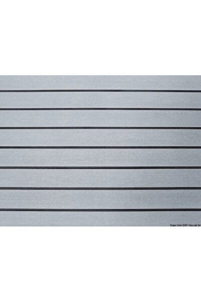 OSCULATI Pardoseală autoadezivă imitație lemn de tec, gri